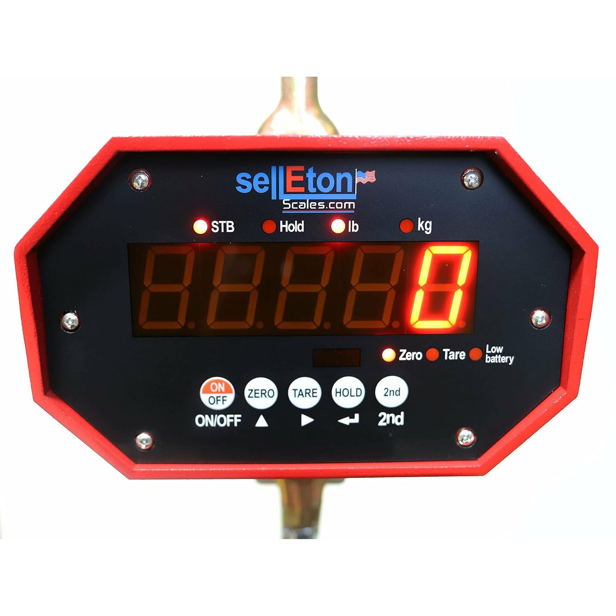 Heavy Duty Industrial Crane Scale, 6000 lbs x 1 lb Y752