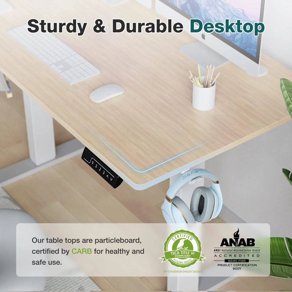 Height Adjustable Electric Standing Desk 40 x 24 Inches I6114