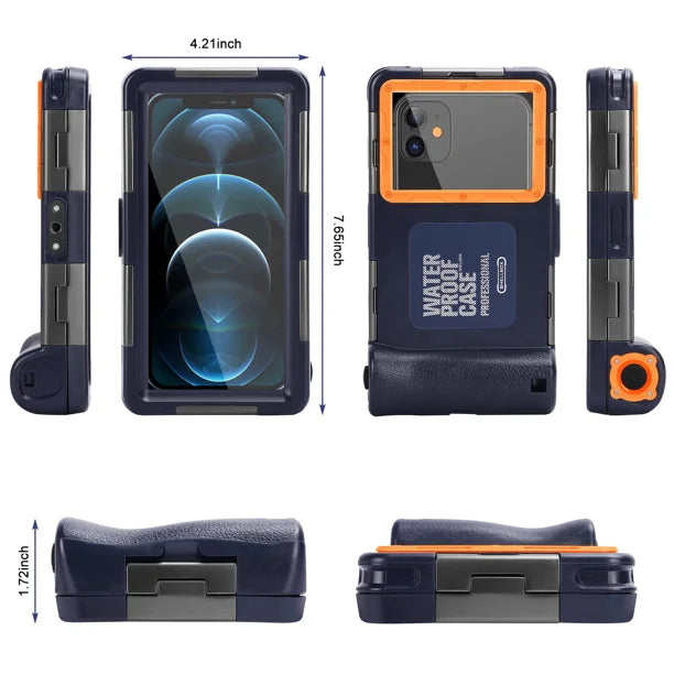 Waterproof Protective Case for Phones Up to 6.9 Inch O868
