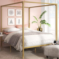 Queen Metal Canopy Platform Bed Frame V253664