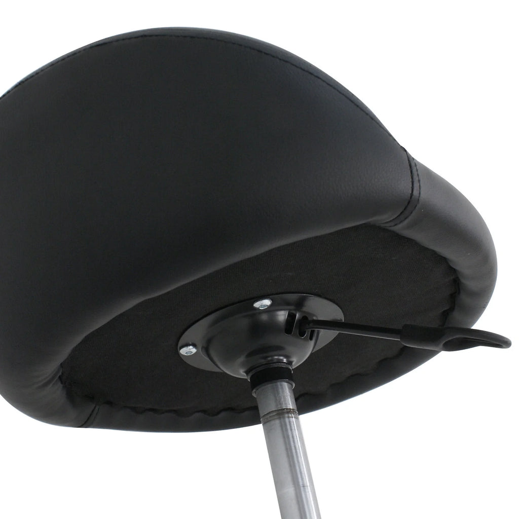 Set of Two Swivel Salon Stool Chair, Black I33959