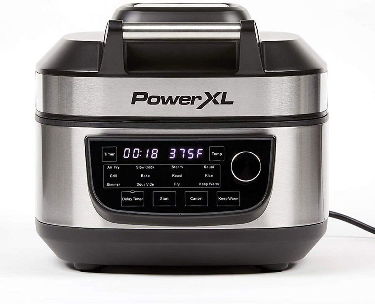 6 QT 12in1 Indoor Grill Air Fryer Combo H155