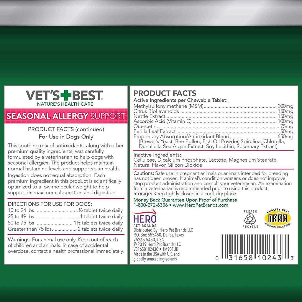 Seasonal Allergy Support Supplement N4130