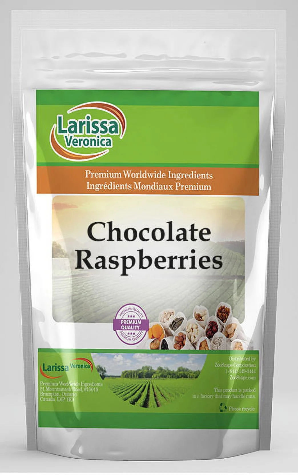 Dark Chocolate Covered Raspberries 4 oz 2-Pack T9118