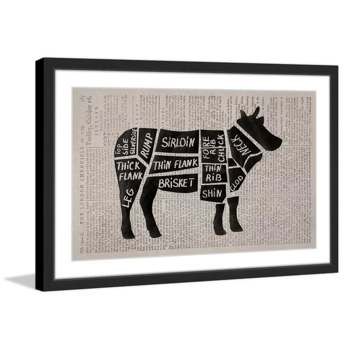 Framed Painting Print L688