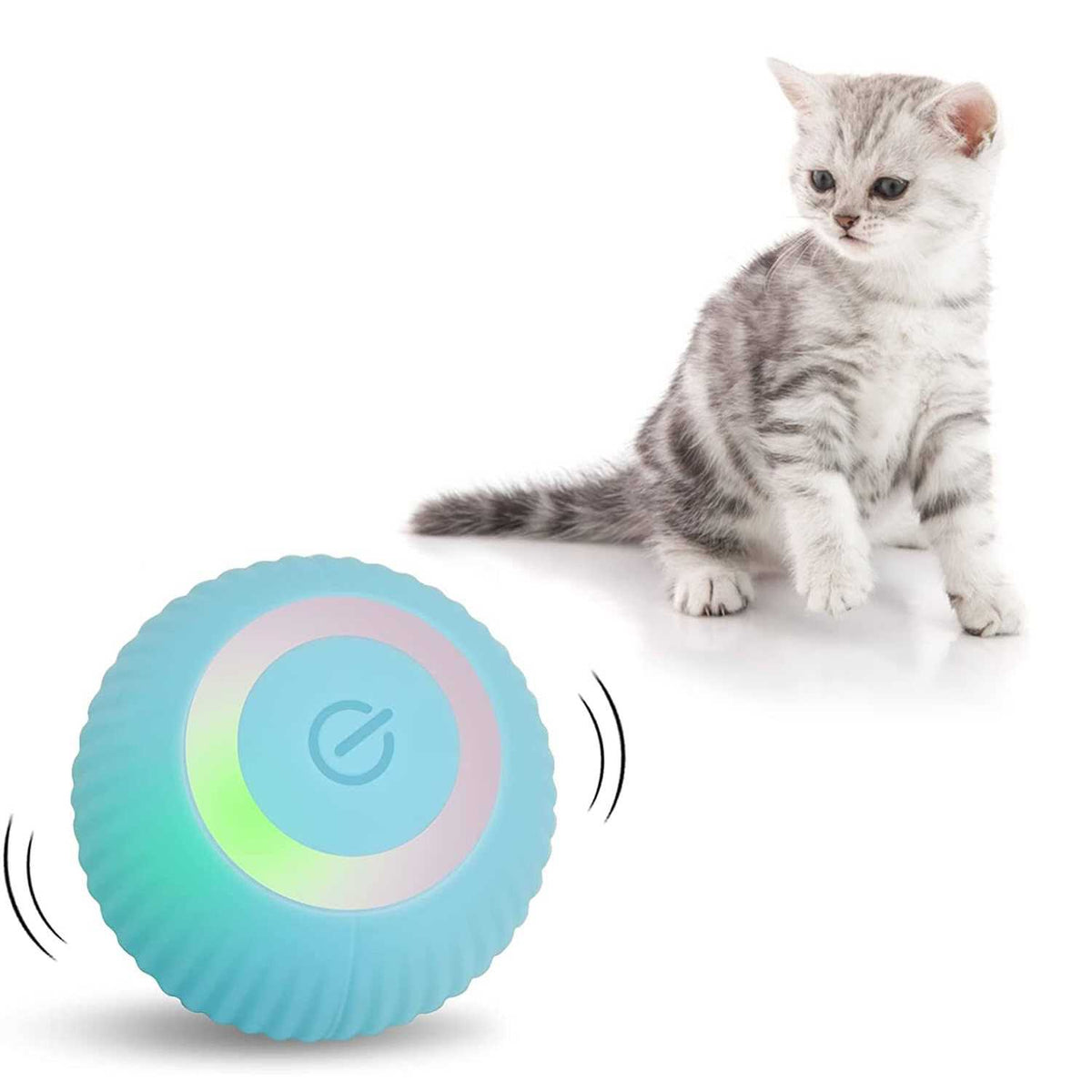 Interactive Cat Toy Ball with LED Light L637559