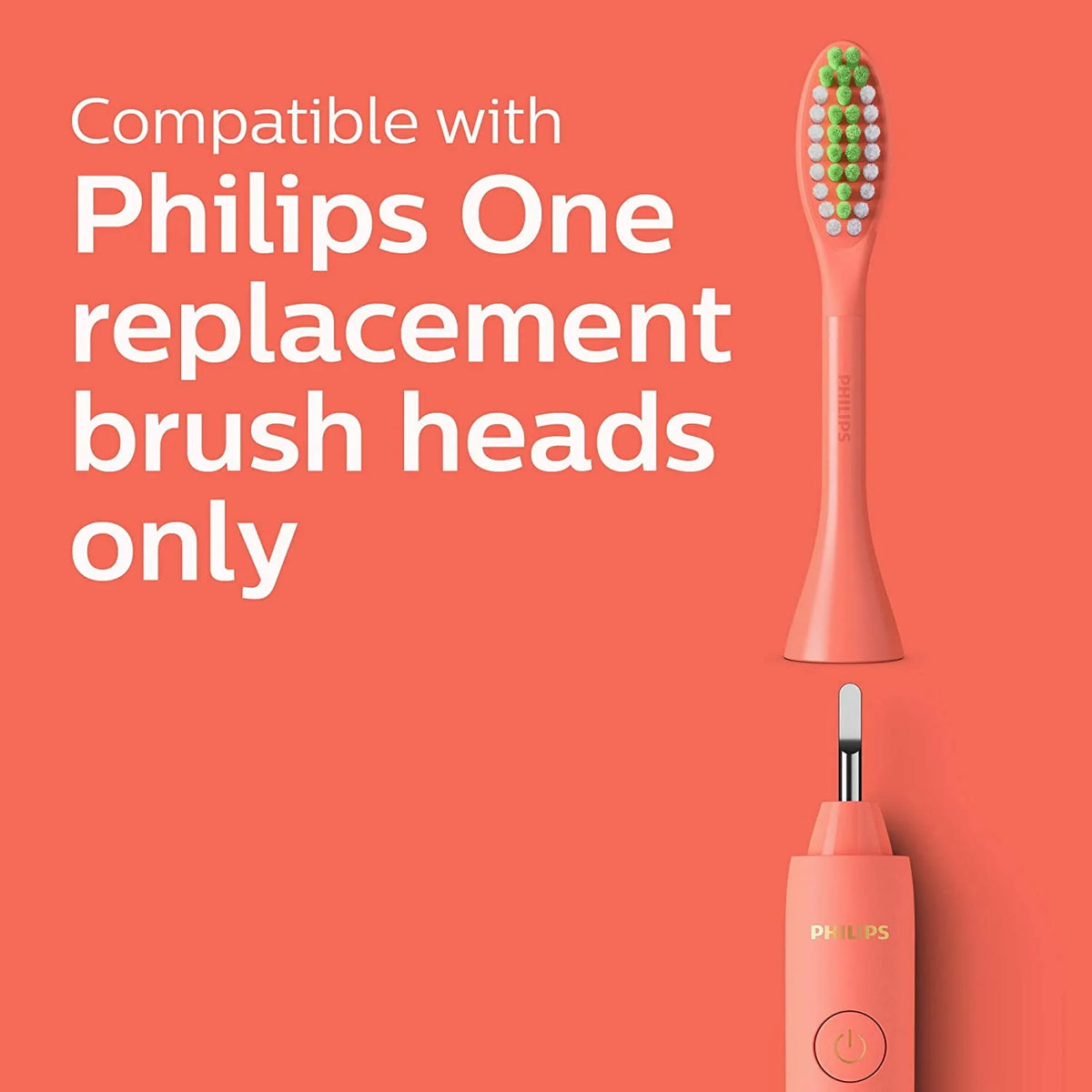 Coral Battery Toothbrush with Brush Heads D9709