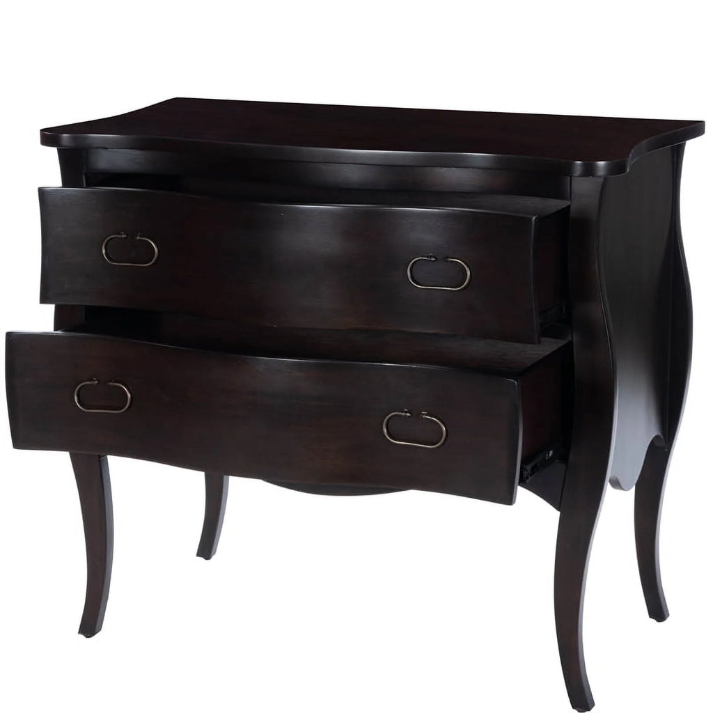 Dark Brown 2-Drawer Chest R667