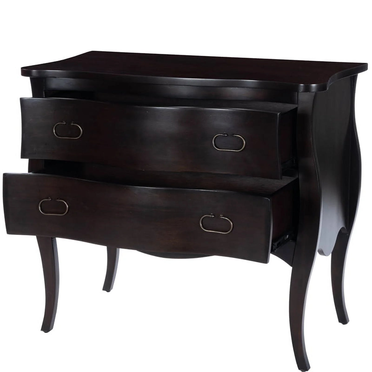 Dark Brown 2-Drawer Chest R667