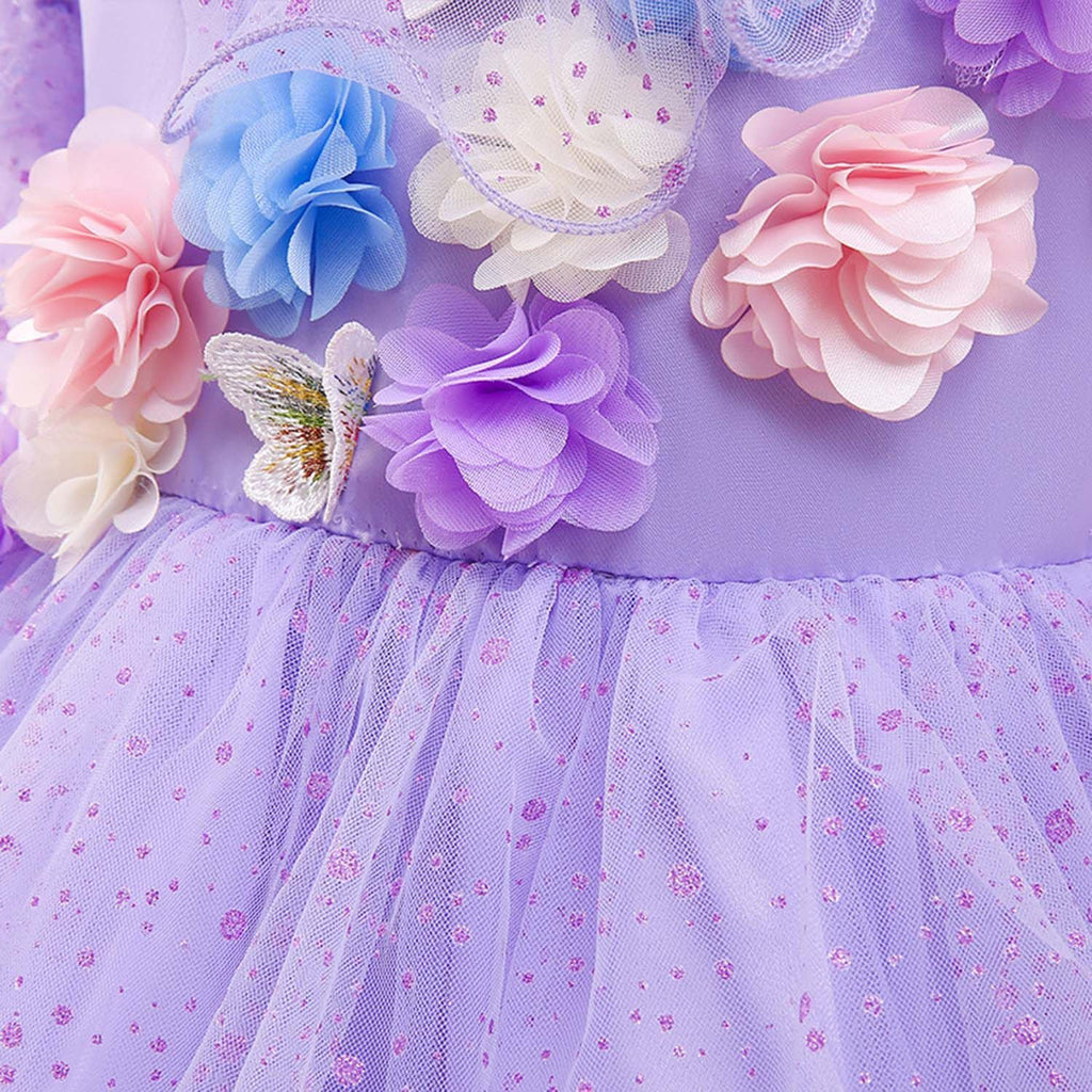 Girls Cosplay Princess Dress With Headband R3409