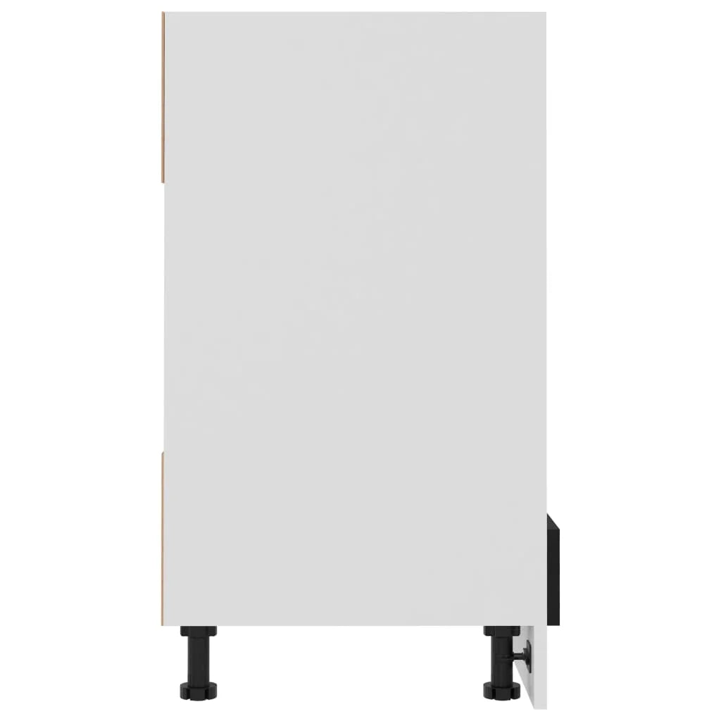 Black Engineered Wood Oven Cabinet E6591