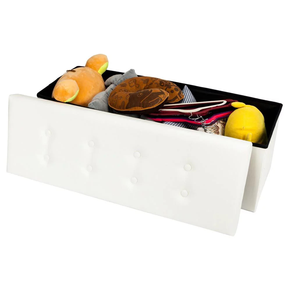 PVC Leather Storage Bench P4618