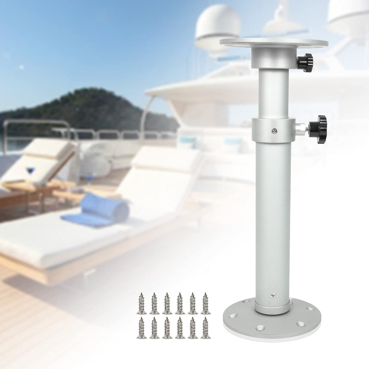 Adjustable Detachable Table Pedestal Stand Base Kit H8934