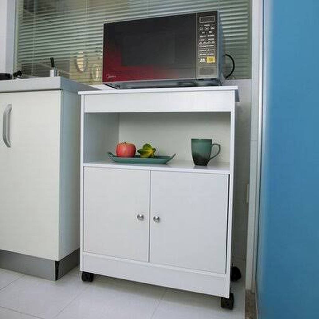 Black Kitchen Cart U515