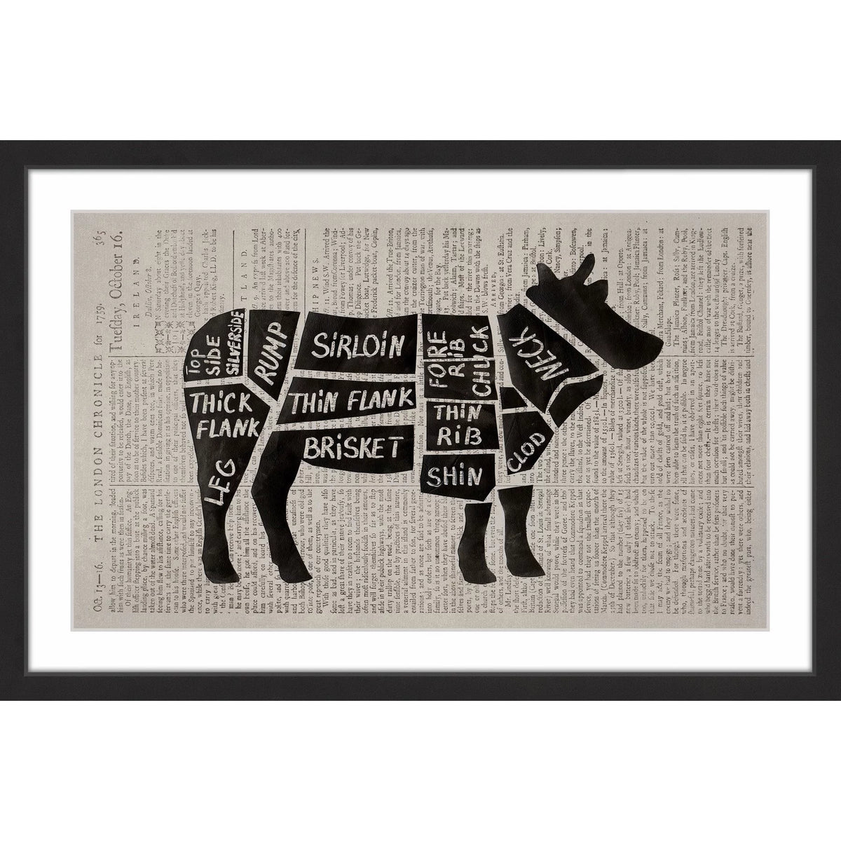 Framed Painting Print L688