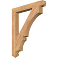 3 1/2x22W x 30x22D x 36x22H Western Red Cedar Bracket S5175