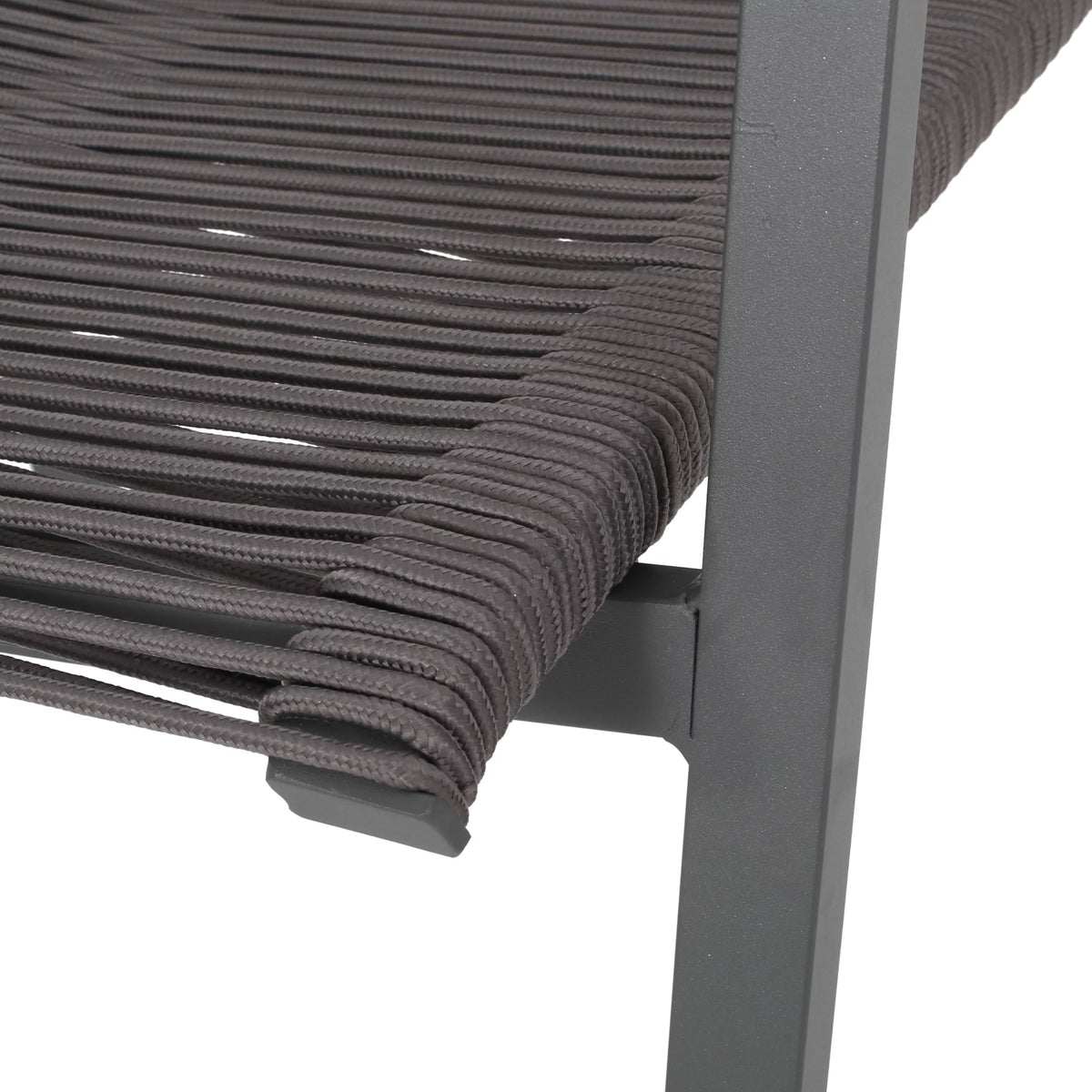 6 Seater Aluminum Dining Set with Tempered Glass Top T441