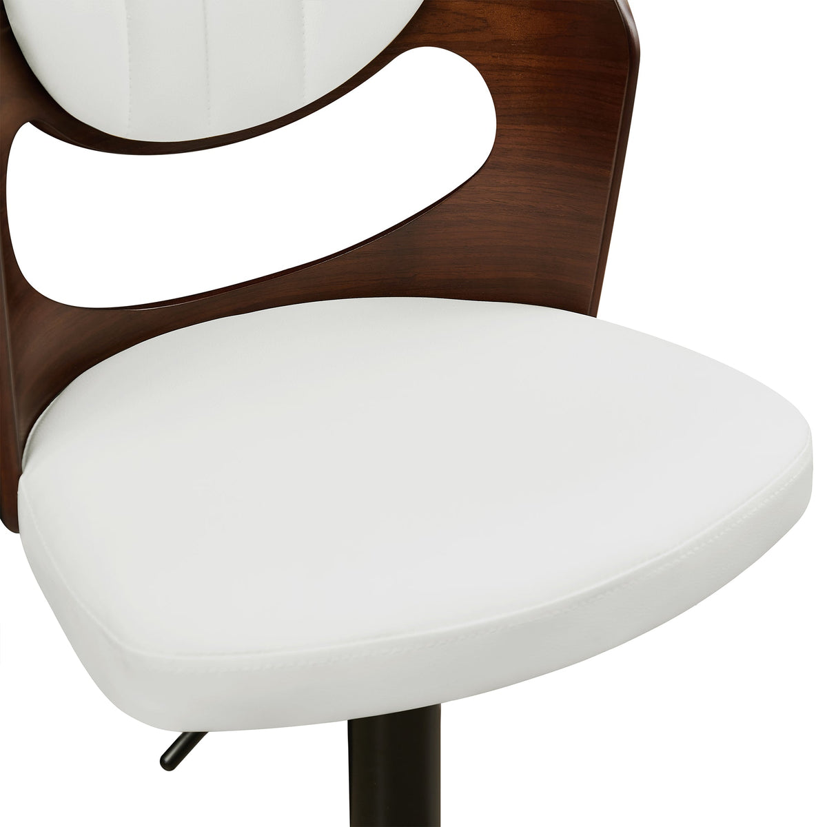 White Adjustable Swivel Bar Stools Set of 4 M65318