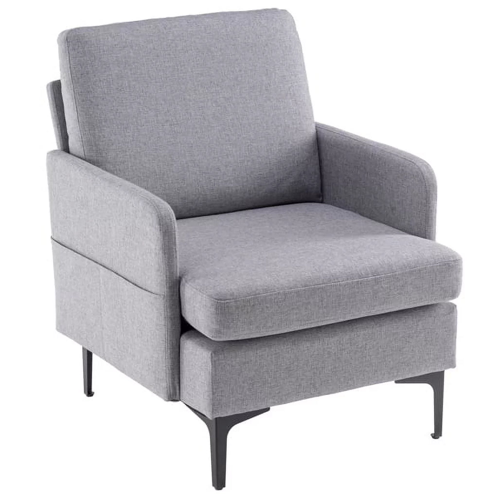 Light Grey Lounge Chair O3349