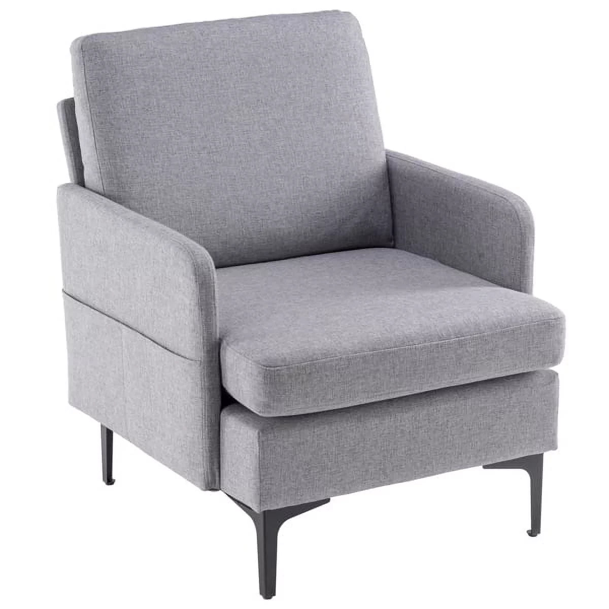 Light Grey Lounge Chair O3349