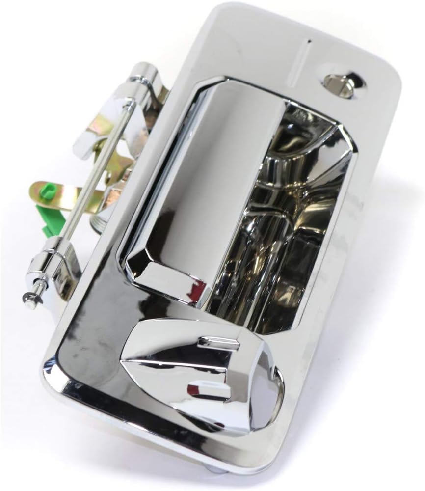 Chrome Plastic Tailgate Handle with Cam and Key Holes Pack of 2 K627637