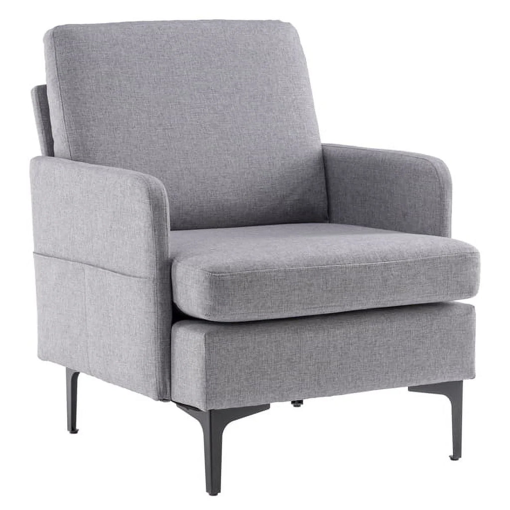 Light Grey Lounge Chair O3349