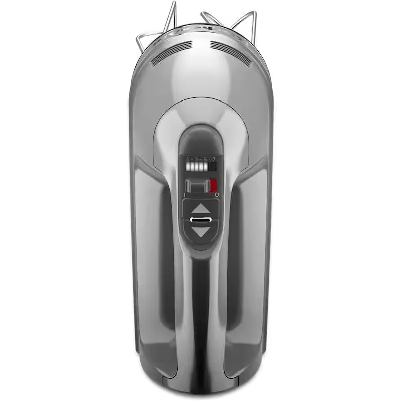 Contour Silver Hand Mixer with Beater and Whisk Attachments F414