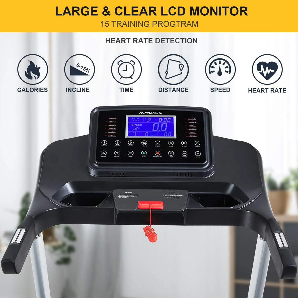 3HP Folding Treadmill with Auto Incline E27326