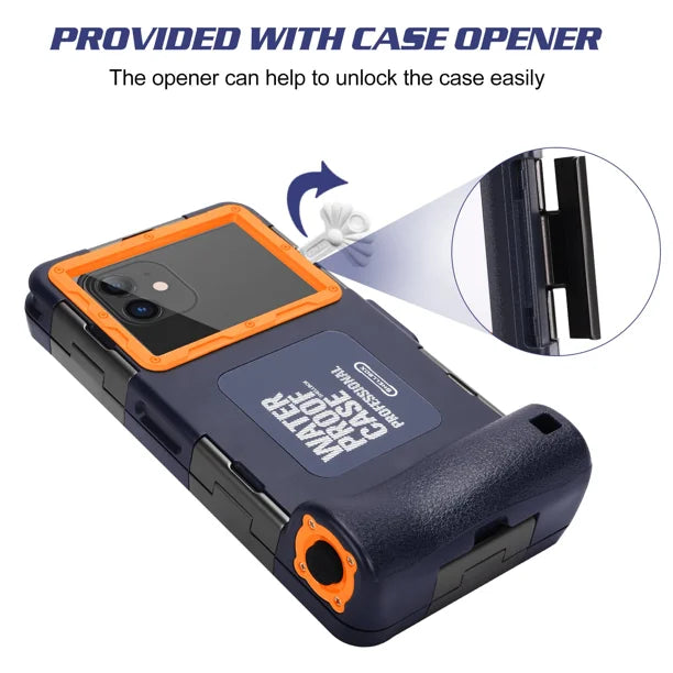 Waterproof Protective Case for Phones Up to 6.9 Inch O868