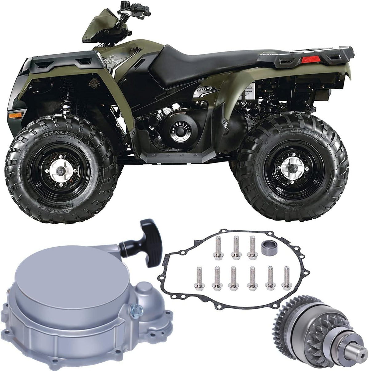 Recoil Pull Starter Complete Assembly Pack of 2 K9511