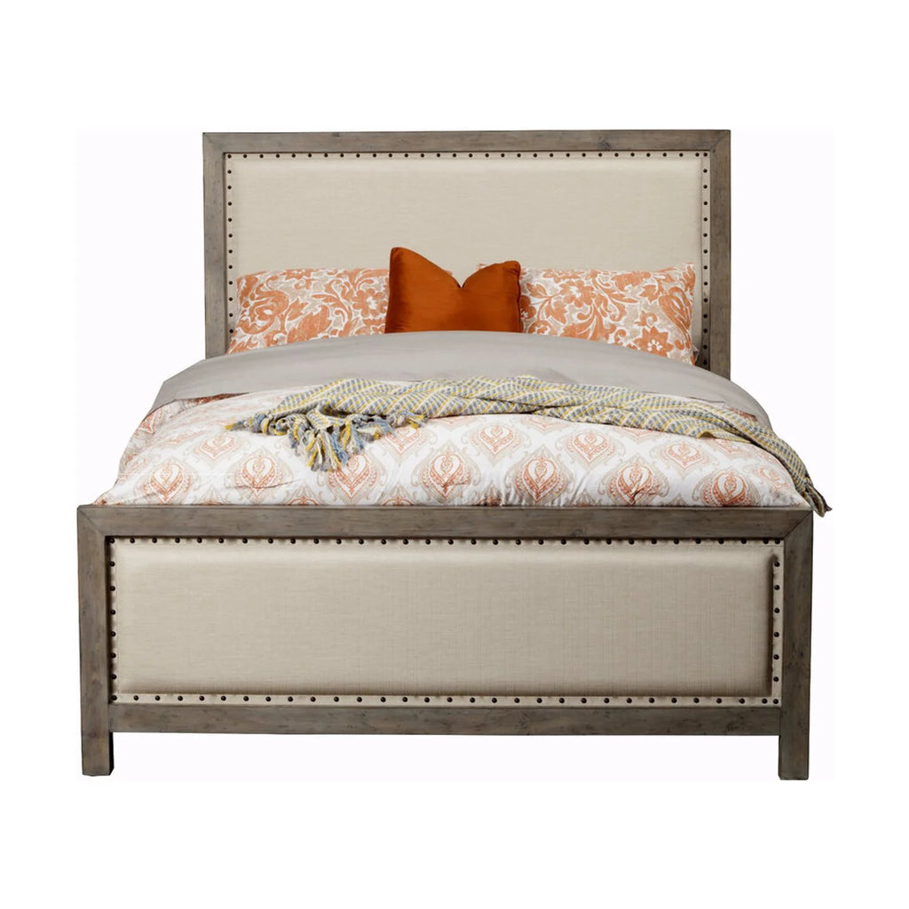 California King Wood Bed D9710
