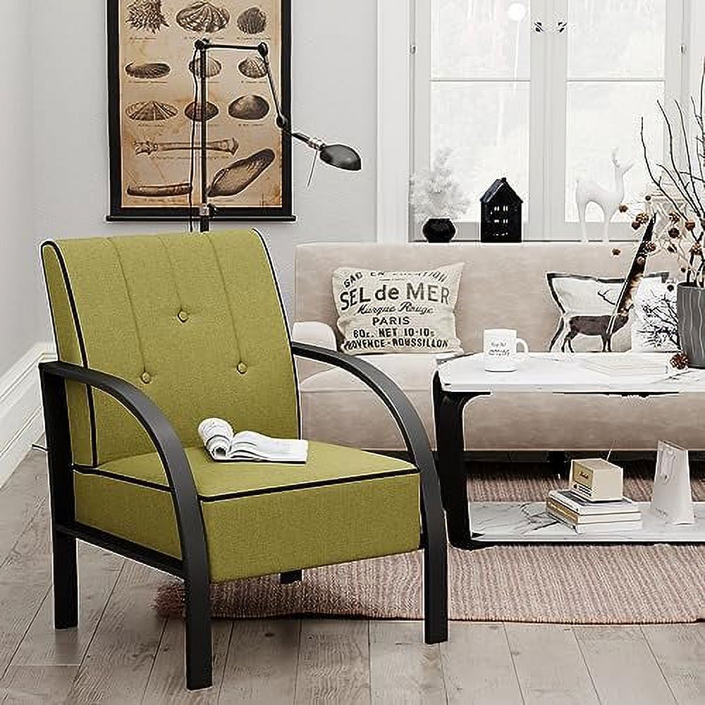 Green Upholstered Accent Chair A410
