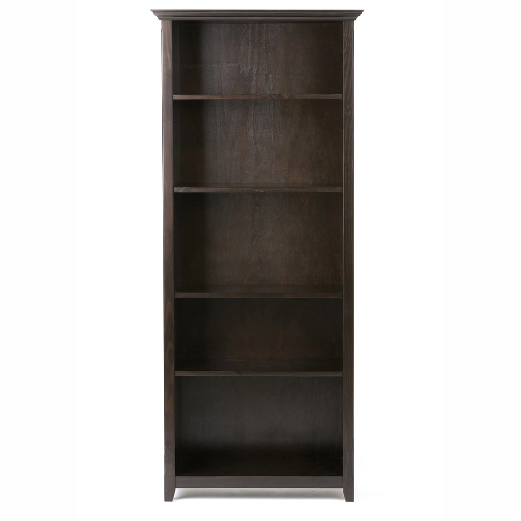 Solid Wood 5-shelf Bookcase J96315