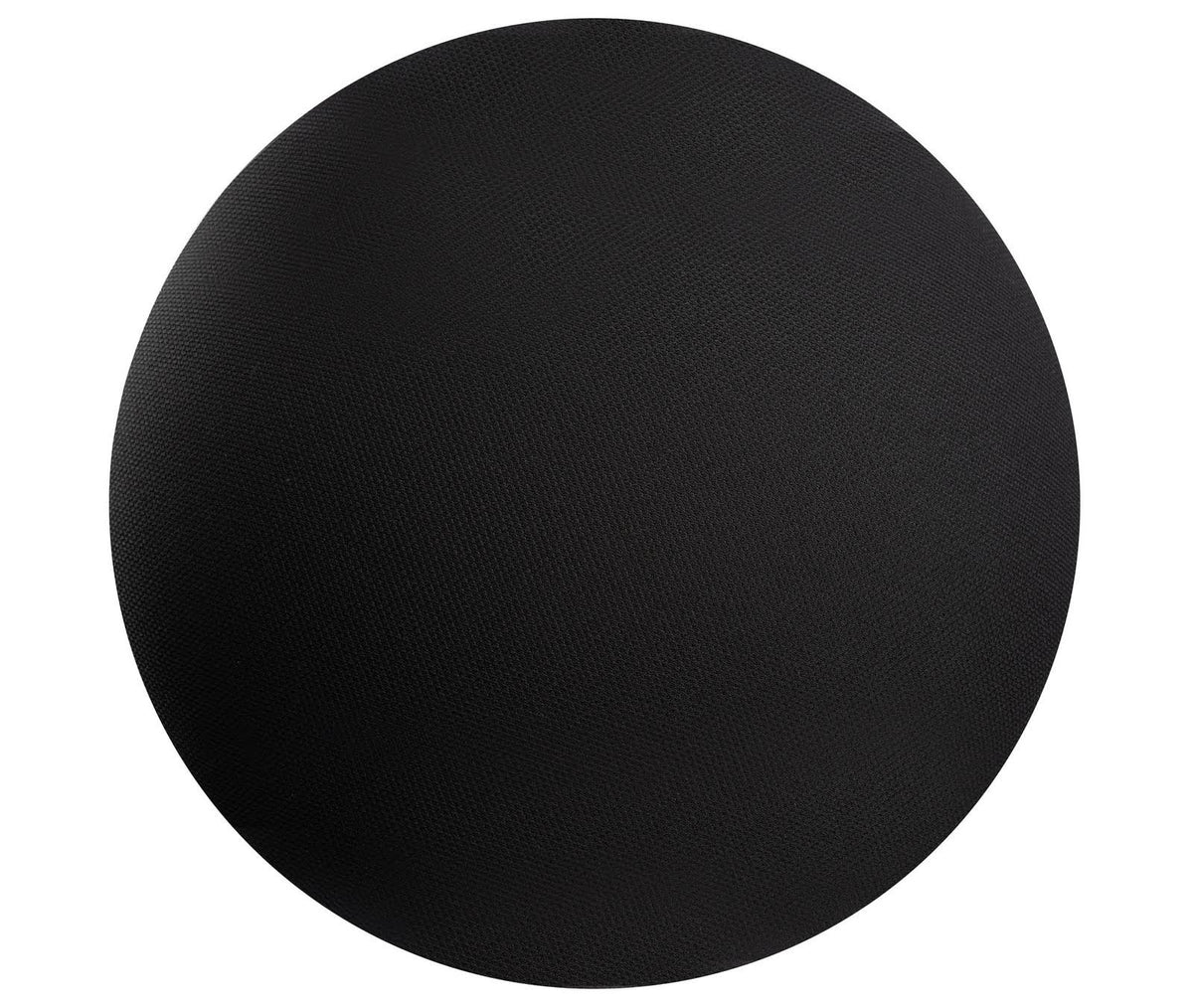 Designer Stool, Fabric Padded Black Seat, Grey Frame N489852