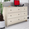 Ivory Oak 6-Drawer Dresser K9853