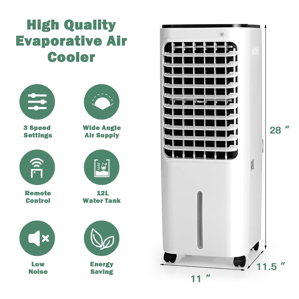 Portable Evaporative Air Cooler 12L A71153