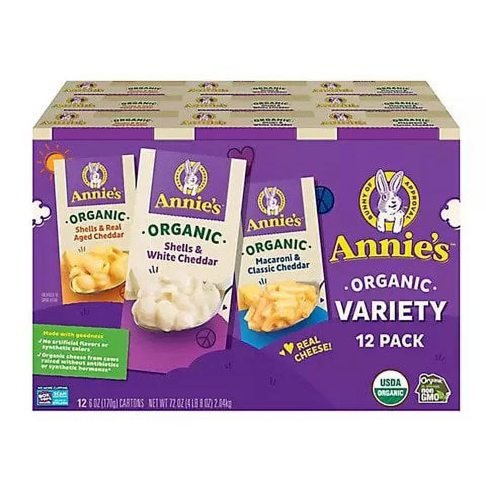 Macaroni And Cheese Variety Pack 12 Count 6 oz F1282