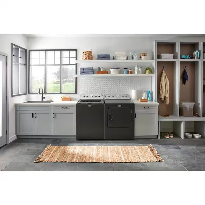 7.0 cu. ft. Vented Front Load Gas Dryer in Volcano Black S981787
