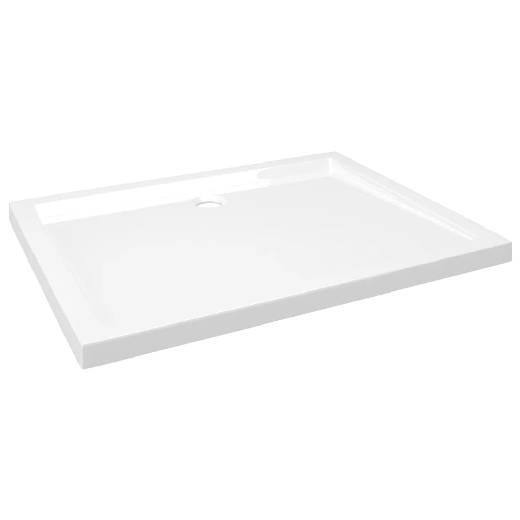 ABS Rectangular Shower Tray with Center Drain V830884