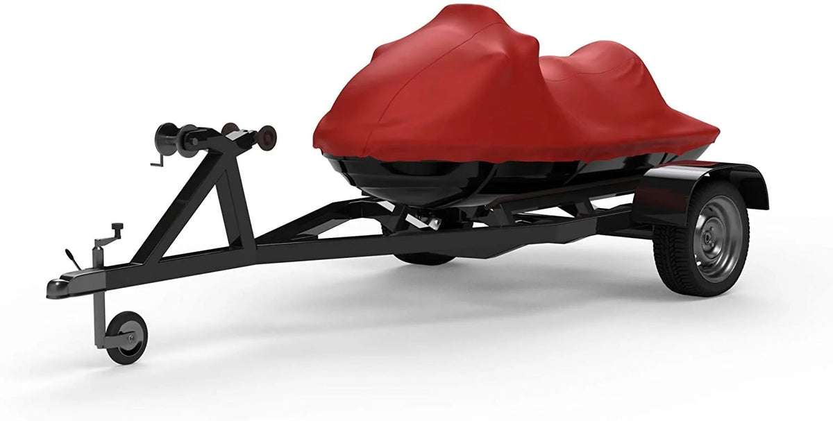 Red Trailerable Jet Ski Cover with Storage Bag G984861
