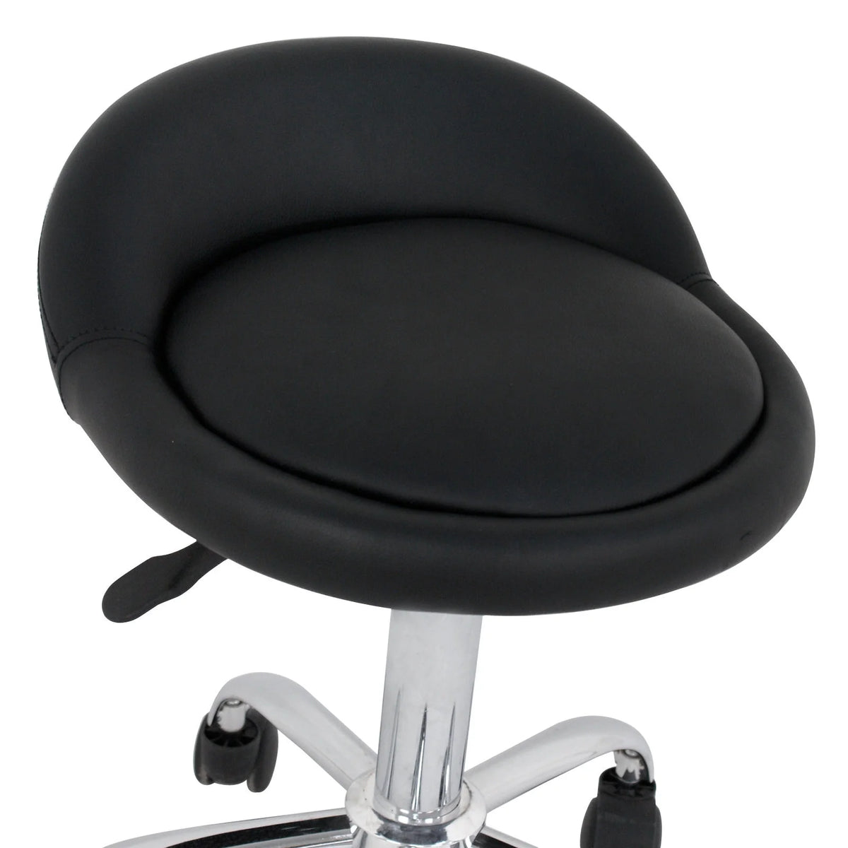 Set of Two Swivel Salon Stool Chair, Black I33959