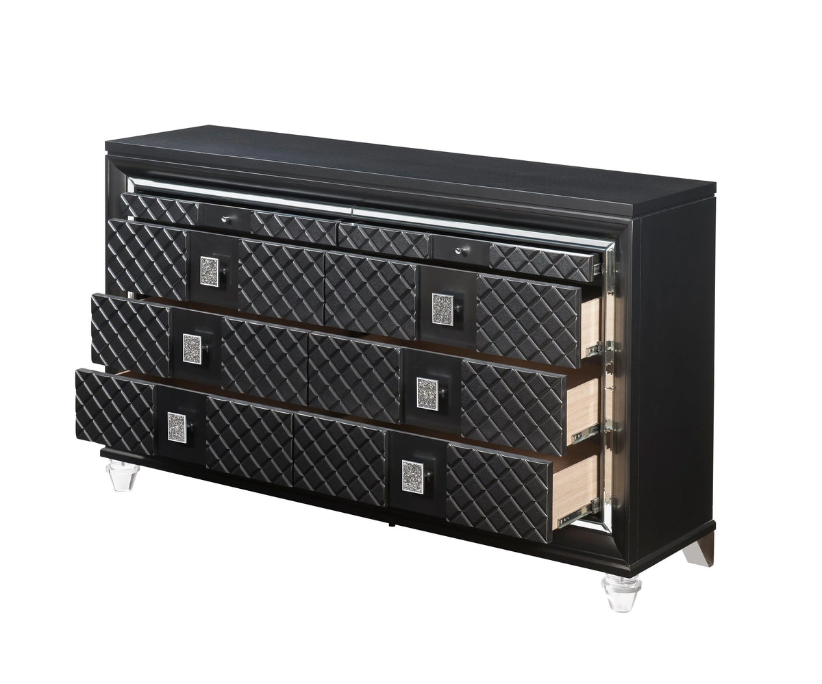 Metallic Gray Dresser I66156