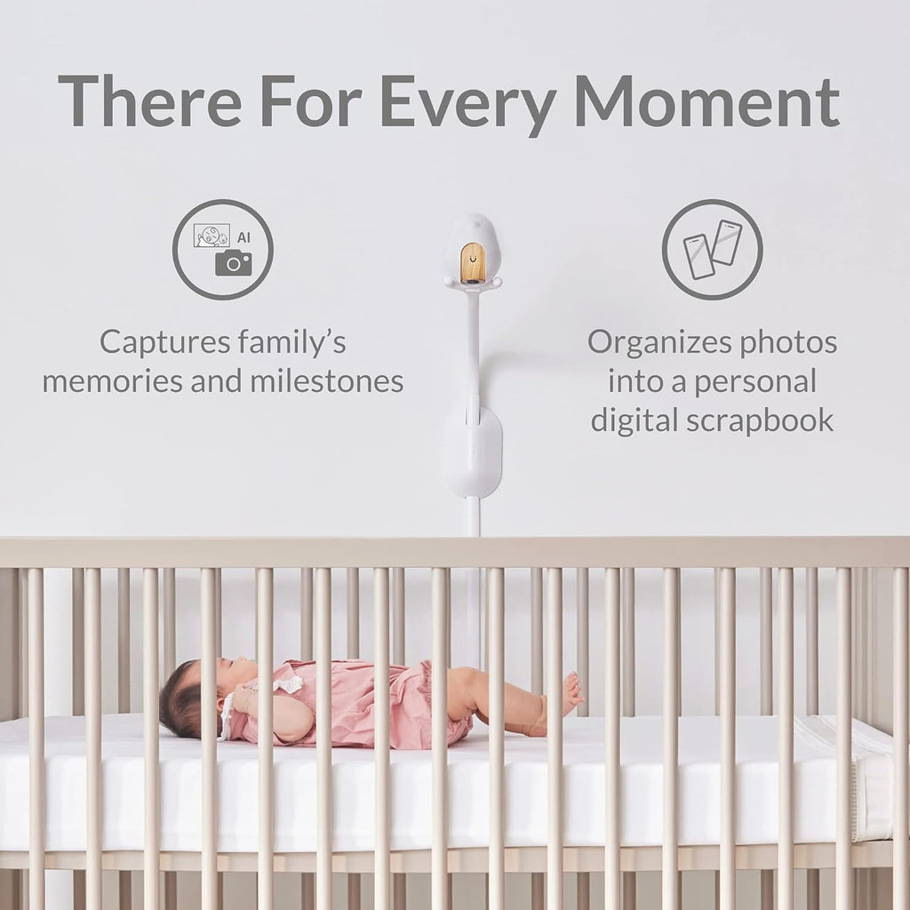 Smart Baby Monitor with Wall Mount, 1080p HD Night Vision Camera, 2-Way Audio U32297