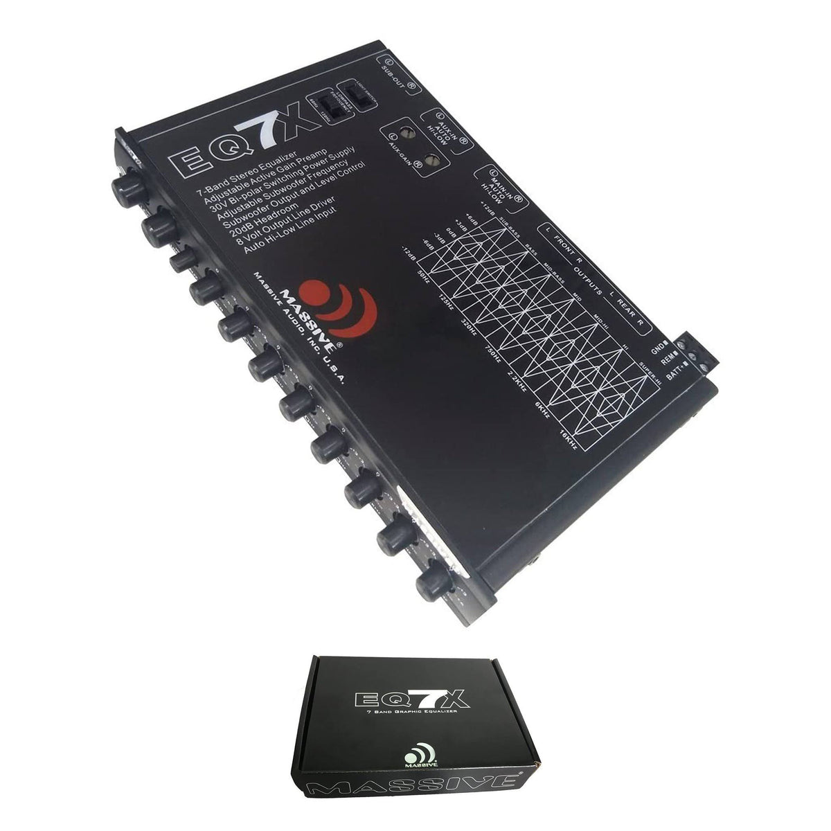 7 Band Car Audio Graphic Equalizer E56847