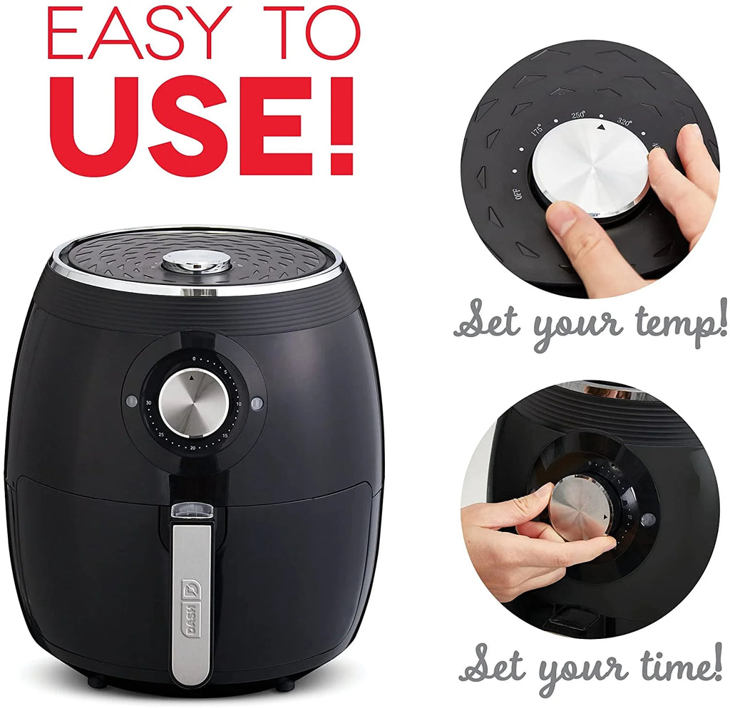 Deluxe Electric Air Fryer Oven Cooker, 6 Quart, Aqua & Mini Rice Cooker Steamer with Removable Nonstick Pot, Aqua Y754786