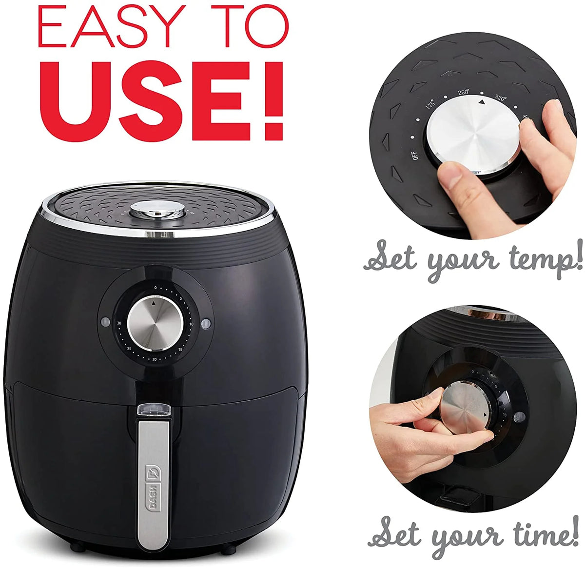 Deluxe Electric Air Fryer Oven Cooker, 6 Quart, Aqua & Mini Rice Cooker Steamer with Removable Nonstick Pot, Aqua Y754786