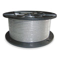 Cable, 3/64 In, L250Ft, WLL54Lb, 7x7, SS R9911