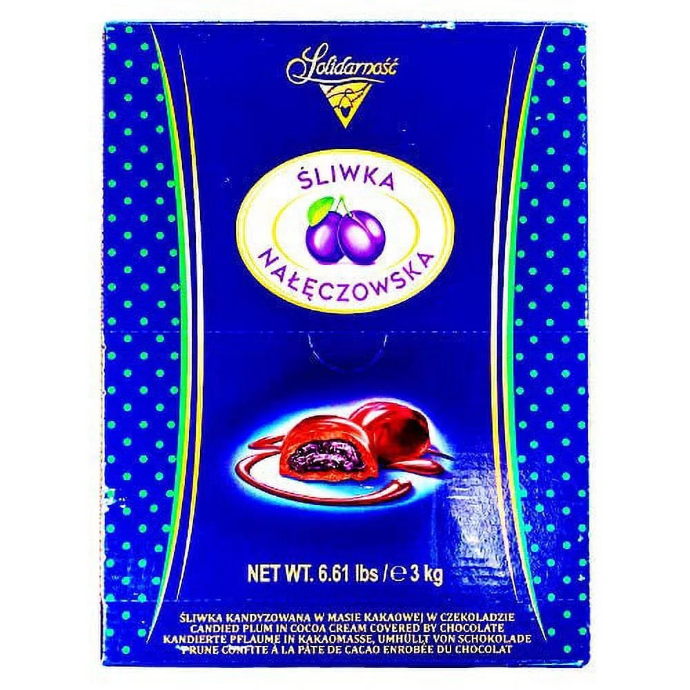 Candied Plums With Cocoa Cream And Chocolate 3 Kg K951