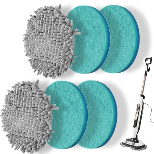 6 Packs Steam Mop Pads Replacement Washable Pad K963