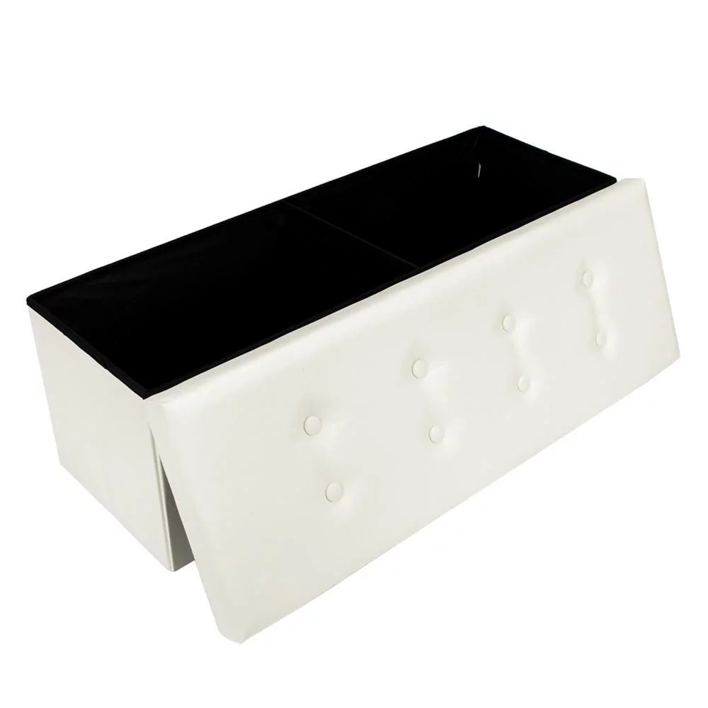 PVC Leather Storage Bench P4618